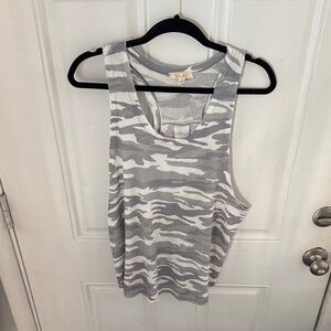 Gray Camo Tank Top